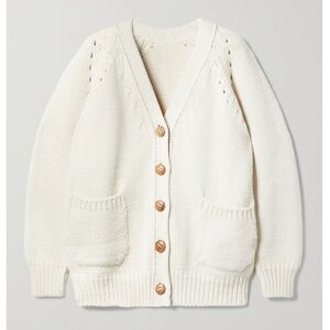 Apiece Apart All Day Merino cardigan in cream